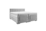 Brlin elektrische boxspring. Geknoopt hoofdbord