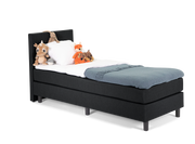 Kinder Boxspring luxe  Glad Hoofdbord
